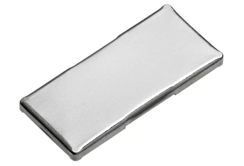 BLUM 70.4503 krytka ramínka závěsu, tenký materiál, Cristallo (new), 155°