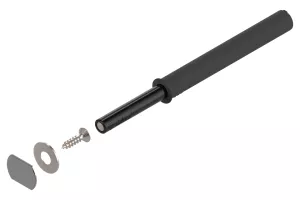 BLUM 956A1004 Tip-on pro závěsy, 76mm, magnet, sada, černá CS
