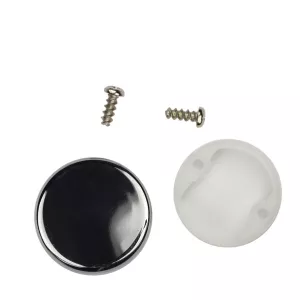 HETTICH 40341 krytka pro závěs na sklo 4,0-5,2mm typ A (kulatá) chrom lesk