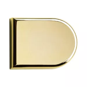 HETTICH 40494 krytka pro závěs na sklo 4,0-5,2mm typ B (tvar D) zlatá lesk