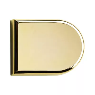 HETTICH 40494 krytka pro závěs na sklo 4,0-5,2mm typ B (tvar D) zlatá lesk