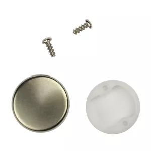 HETTICH 70712 krytka pro závěs na sklo 4,0-5,2mm typ A (kulatá) nikl mat Hettich