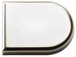 HETTICH 70713 krytka pro závěs na sklo 4,0-5,2mm typ B (tvar D) nikl mat