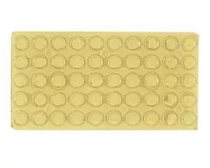HETTICH 72120 Tlumič dorazu 8 mm transparentní