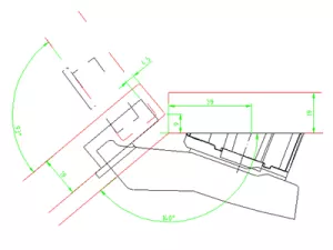 HETTICH 9072536 podložka úhlová Sensys 20°