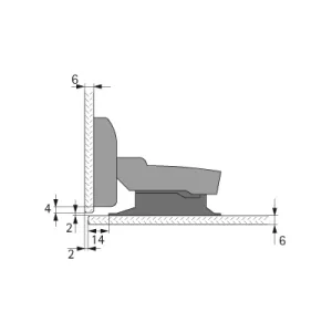 HETTICH 9135141 Sensys závěs na sklo vložený 110° nalepovací SiSy Hettich HETTICH 9135141 Sensys závěs na sklo vložený 110° nalepovací SiSy Hettich