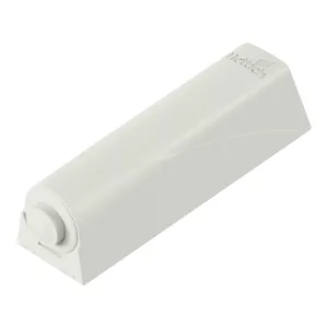 HETTICH 9375887 pístek PTO s čočkou, krátký, s adaptérem, bílá