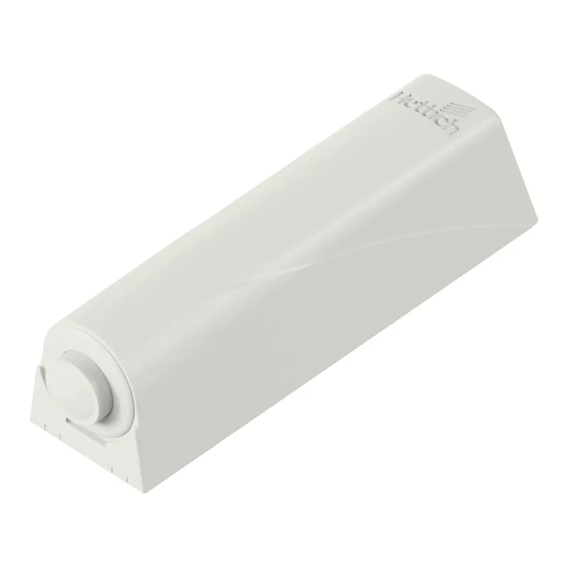 HETTICH 9375887 pístek PTO s čočkou, krátký, s adaptérem, bílá