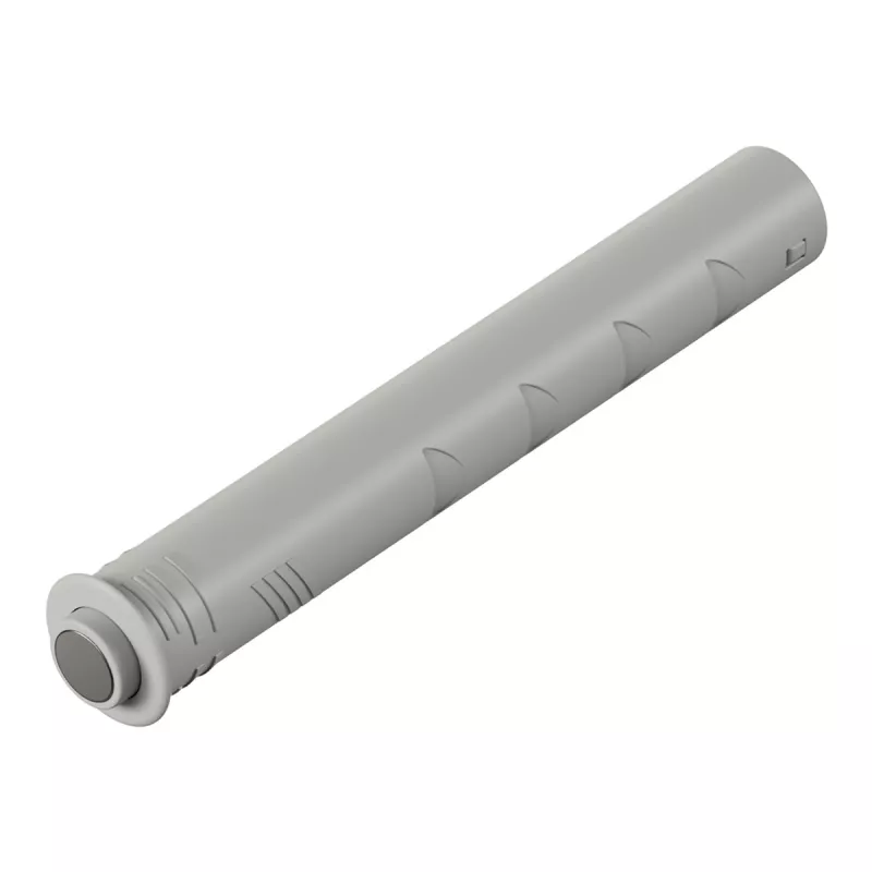 HETTICH 9375988 pístek PTO s magnetem, dlouhý, k zavrtání, šedá