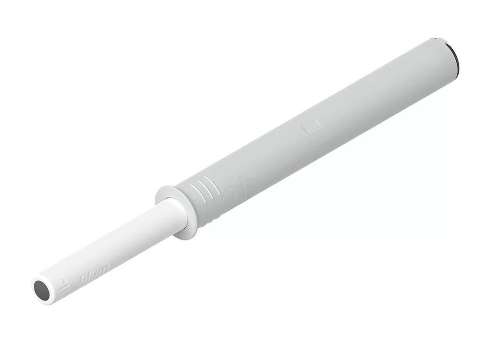 BLUM 956A1006F Tip-on pro závěsy s čočkou 76mm dlouhý silný bílý,šedý,černý // Blum