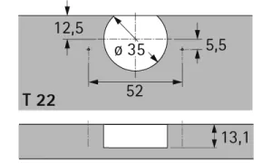 HETTICH 77734 Selekta Pro 2000 miska TH vrut