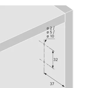 HETTICH 9239087 PTOs pro závěsy s integrovaným tlumením antracit Hettich