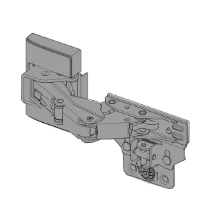 HETTICH 9343483 EviSys vodicí závěs 115° s tlumičem včetně krytky antracit Hettich