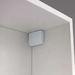 K-IF závěsné rektifikační kování nový typ ocel krytky plast sada bílá