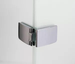 SISO závěs See-Me, 180°, dveře sklo, korpus sklo/DTDL, vrtání skla 10mm, chrom N/A