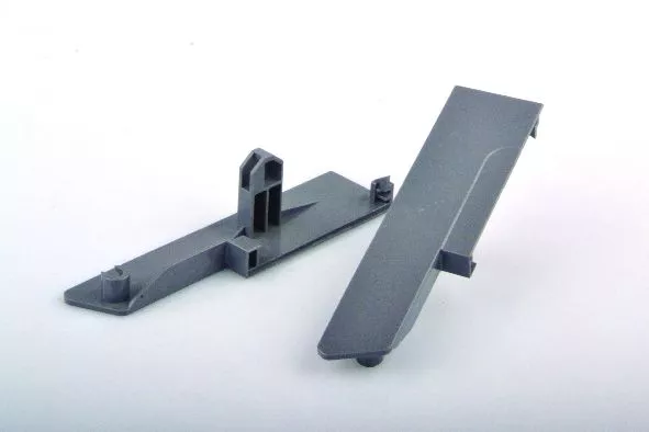 StrongBox držáky čela, vnitřní zásuvka H140, reling kulatý horní, šedá Strong