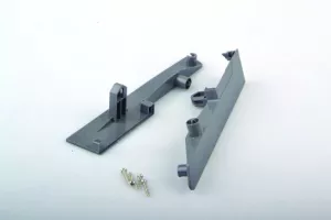 StrongBox držáky čela, vnitřní zásuvka H204, reling kulatý horní, šedá
