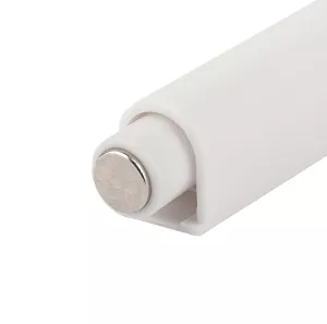 StrongHinges pístek, bezúchytkové otevírání dvířek, magnet, adaptér, šedá Strong