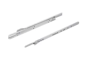 StrongRoll kolečkový výsuv, 250-600mm( " )/25kg, bílá // | 250mm/25kg (10"), 300mm/25kg (12"), 350mm/25kg (14"), 400mm/25kg (16"), 450mm/25kg (18"), 500mm/25kg (20"), 550mm/25kg (22"), 600mm/25kg (24")