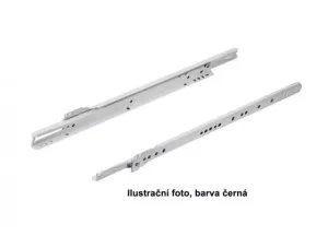 StrongRoll kolečkový výsuv, 300-600mm/25kg ( " ), černá // | 300mm/25kg (12"), 350mm/25kg (14"), 400mm/25kg (16"), 450mm/25kg (18"), 500mm/25kg (20"), 600mm/25kg (24")