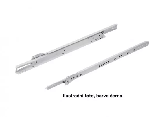 StrongRoll kolečkový výsuv, 300-600mm/25kg ( " ), černá // Strong