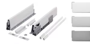K-StrongBox H140/270-550 mm s hranatým relingem barva titan // | 270mm, 300mm, 350mm, 400mm, 550mm