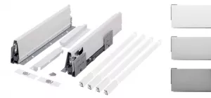 K-StrongBox H204/270-550mm se dvěma hranatými relingy barva titan // | 270mm, 300mm, 350mm, 400mm, 550mm