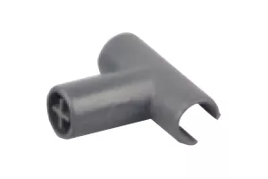 StrongBox spojka T, kulatý reling, šedá Strong