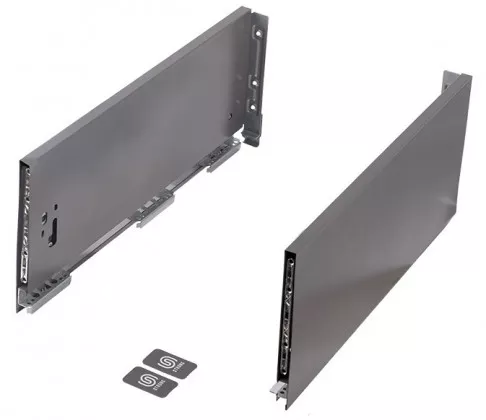 StrongMax 16 bočnice H185/300-650 mm, šedá, sada //