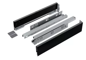 K-StrongMax 16 zásuvka H89/500mm, černá, příborník SM 600, protiskluz černá Strong
