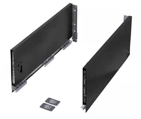 StrongMax 18 bočnice H185/450mm, černá, sada Strong