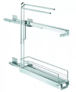 KES 002189 boční koš a držák utěrek, 150mm, Arena Classic, pravý, chrom
